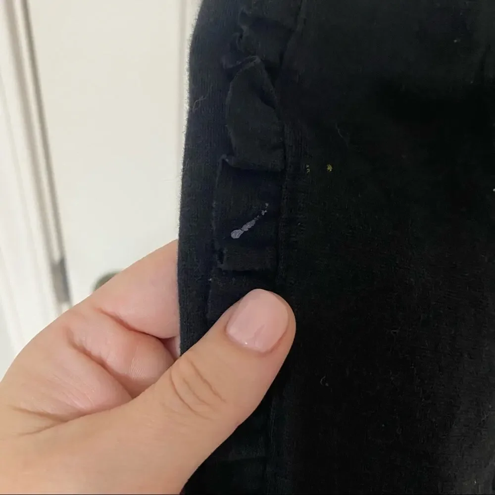 THE CHILDREN'S PLACE • Black Ruffle Sides Leggings